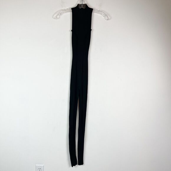 Naked Wardrobe NWT Women's Black The NW Sleeveless Jumpsuit Size XS - Picture 1 of 4